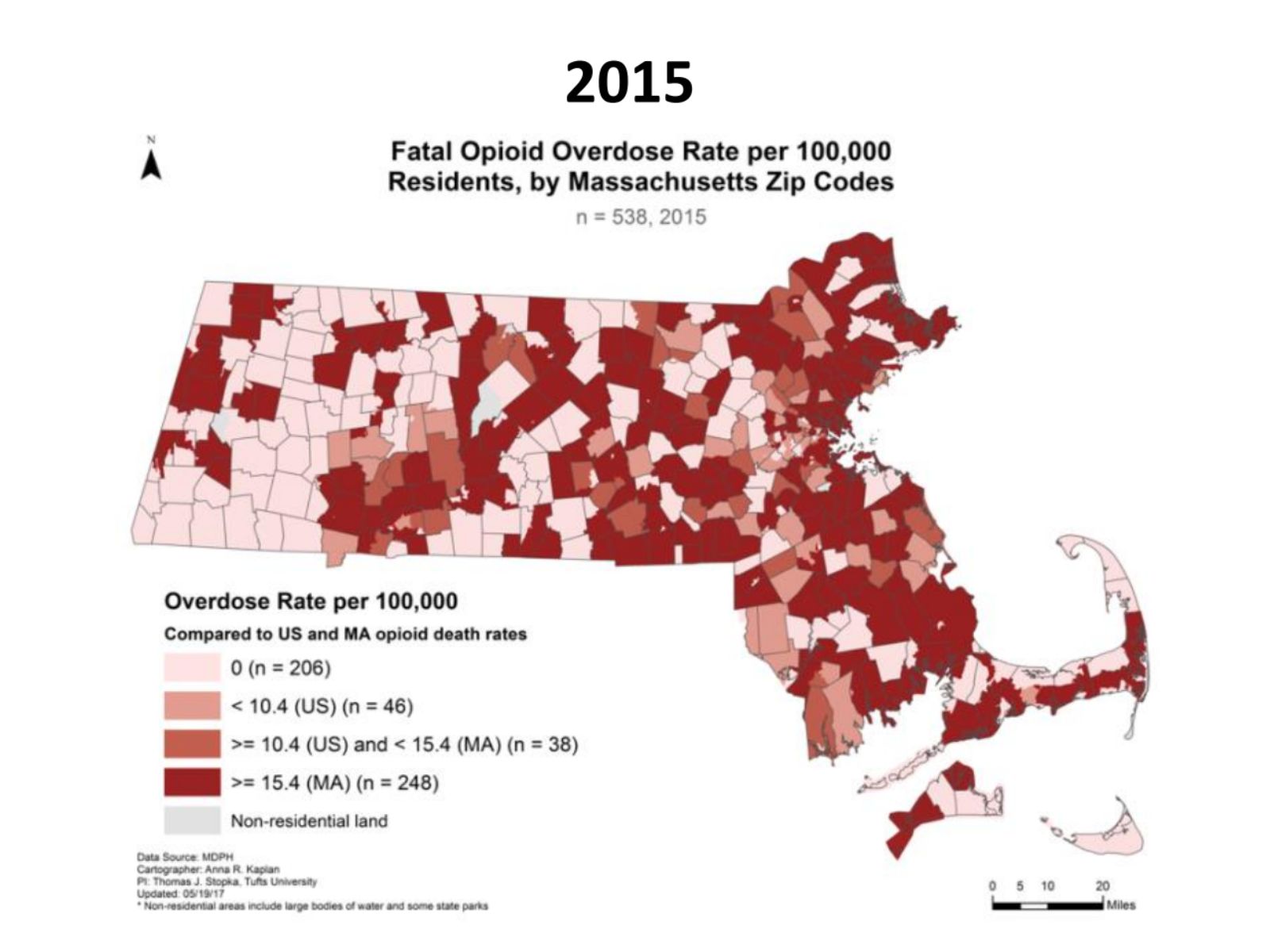 Burden Of Opioid Epidemic Mapped In Massachusetts Using A Unique 